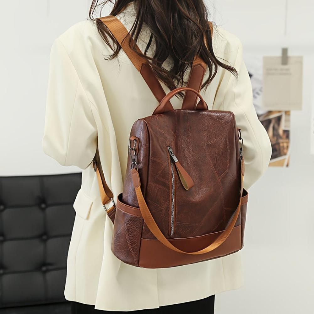 Margareta Retro Anti-Theft Backpack