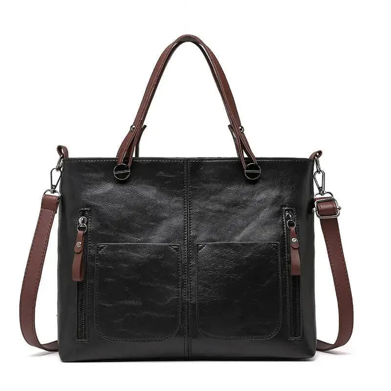 Britta's Timeless Elegance | Leather Shoulder Bag