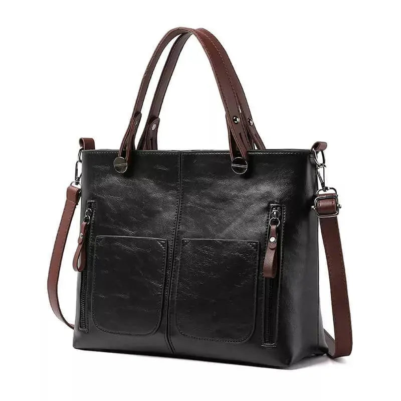 Britta's Timeless Elegance | Leather Shoulder Bag