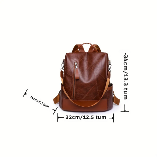 Margareta Retro Anti-Theft Backpack