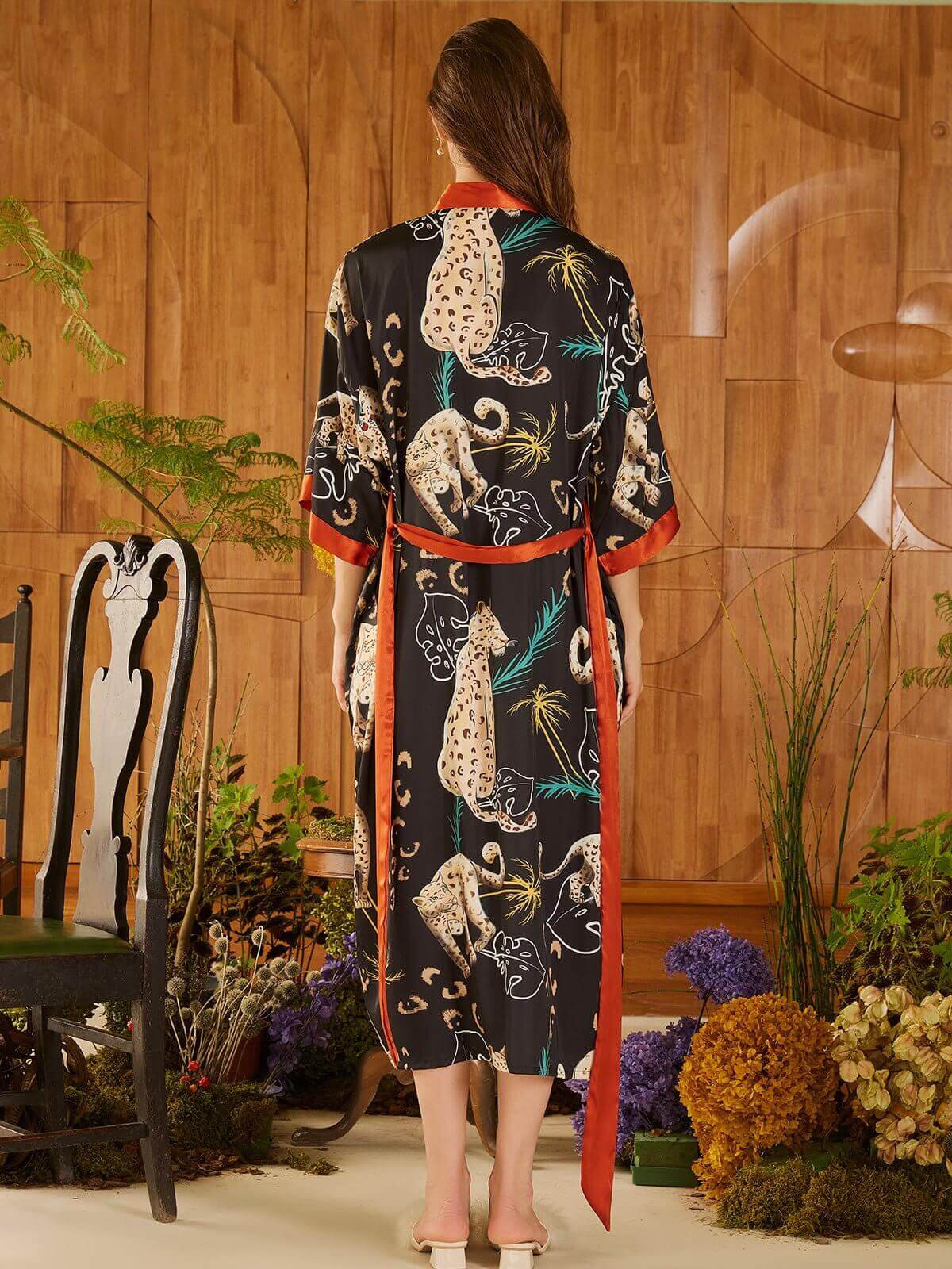 Jungle Animals Kimono Robe